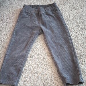 Hanna Andersson Gray Corduroy Leggings